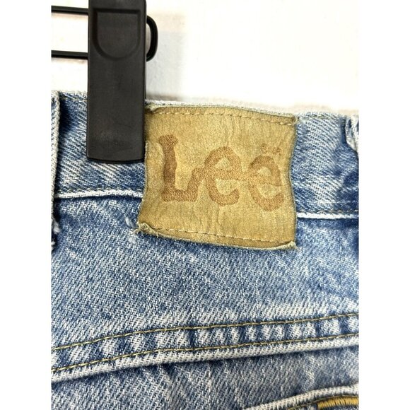 Vintage Lee Relaxed Fit Straight Leg jeans mens size 36 x 30 Light Wash - Picture 7 of 12